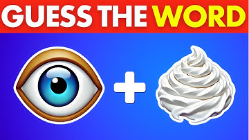 ⭐ Guess the WORD by Emojis 🤔🙄 | Word by Emoji Quiz 2025 | Emoji Challenge