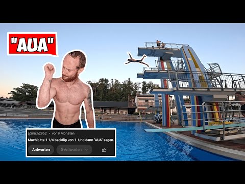 Ich mach eure SCHMERZHAFTEN TRICKS! Backflip AUF RÜCKEN, offenes Brett 10 uvm.
