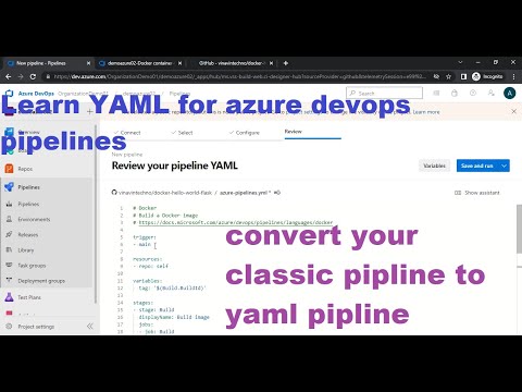 Azure Devops YAML CI Pipeline | Learn YAML for Azure devops pipeline | classic pipeline to YAML