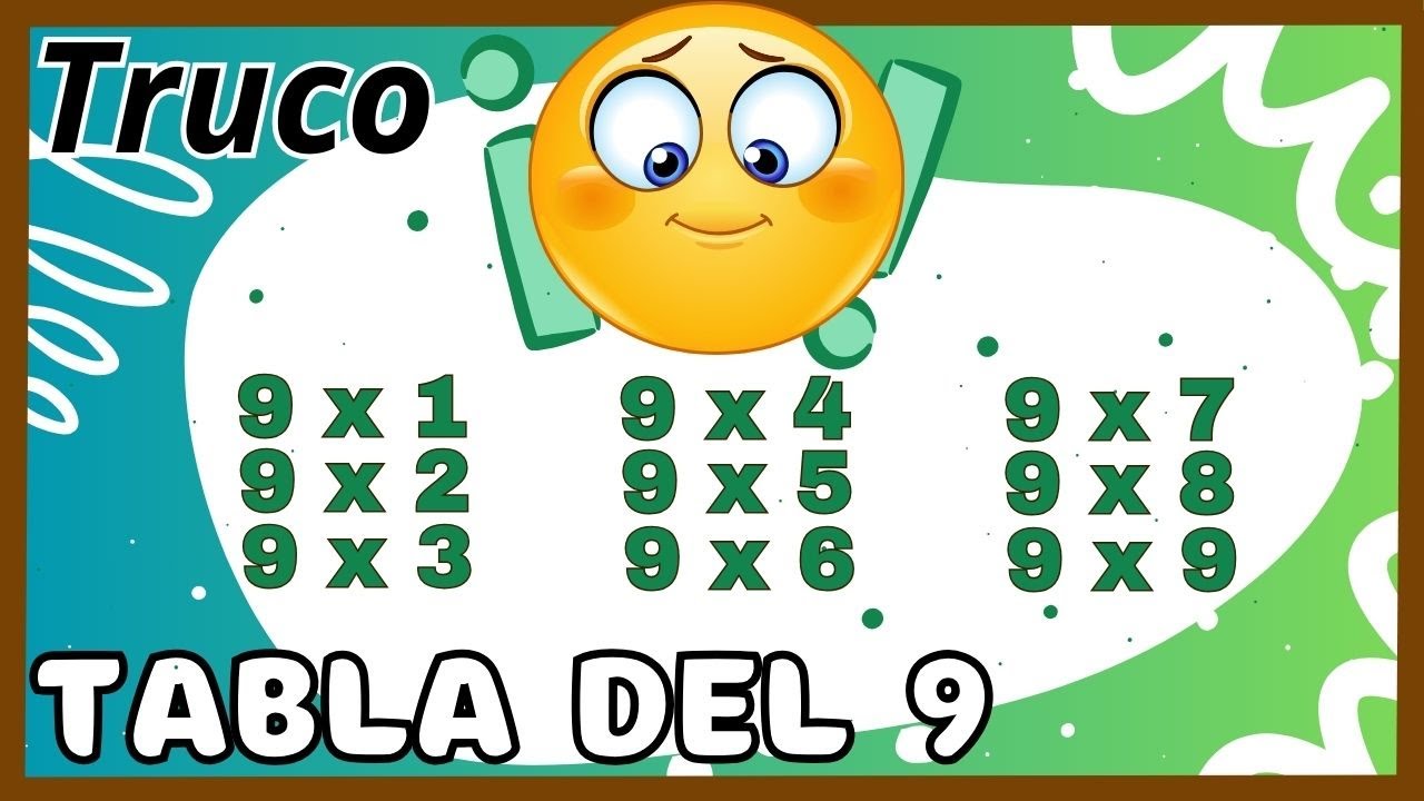 El MEJOR TRUCO para Memorizar la TABLA DEL 9 ¡Te Sorprenderá!🤩 YouTube
