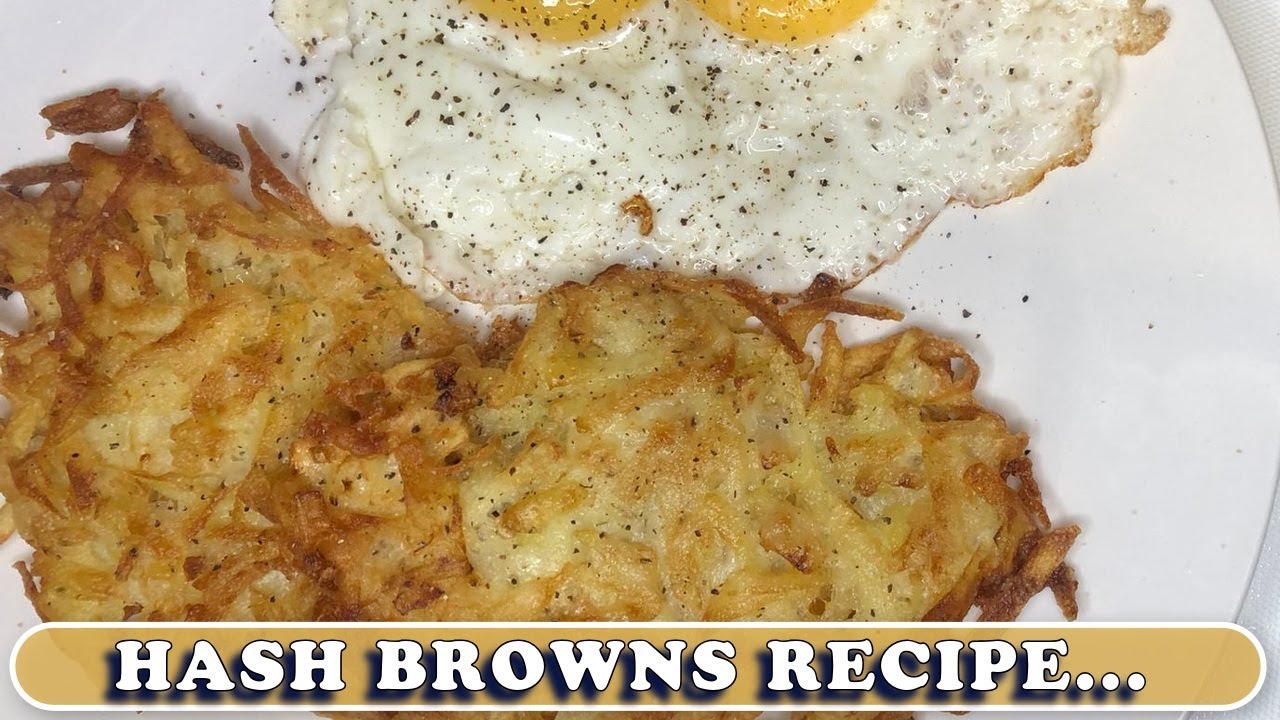 How to make Perfect HASH BROWNS at home | Crispy Homemade Hash Browns Recipe | How to Cook