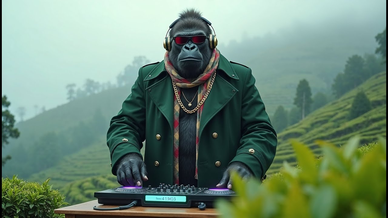 GORILLA DJ in the MISTY TEA ESTATES of OOTY | Hypnotic Minimal Techno Set | Berlin Rave
