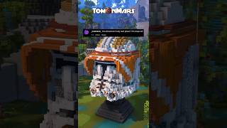 Star Wars in Minecraft | Clone Trooper Helmet Survival Bases (Cody & Fives) #minecraft #starwars