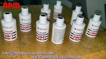 Semi auto servo 2 color screen printer for small glass bottle APM S300M