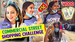 Commercial Street Shopping Challenge 🛍️ | Shopping Vlog | Niveditha Gowda