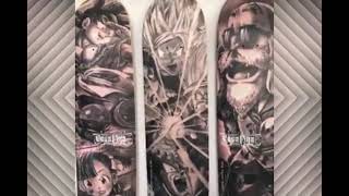 Tatuajes de Dragon Ball blanco y negro