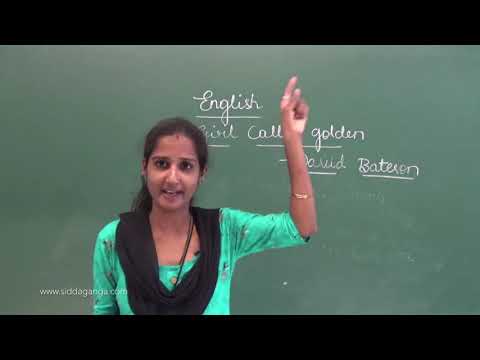 STATE 9TH - ENGLISH - A GIRL CALLED GOLDEN - PART 2 - YouTube