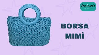 Kit Borsa Mimi’ crochet punto stella.