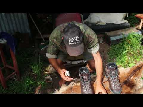 Breaking in your new hunting boots