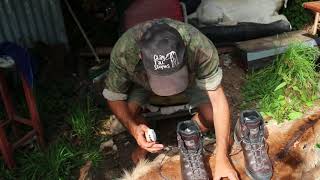Breaking in your new hunting boots