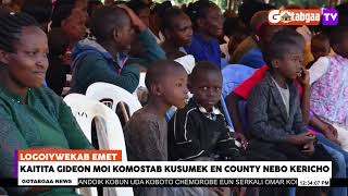CHAIRMAN KANU GEDION MOI ATTENDS CHURCH SERVICE AT KUSUMEK,KERICHO COUNTY