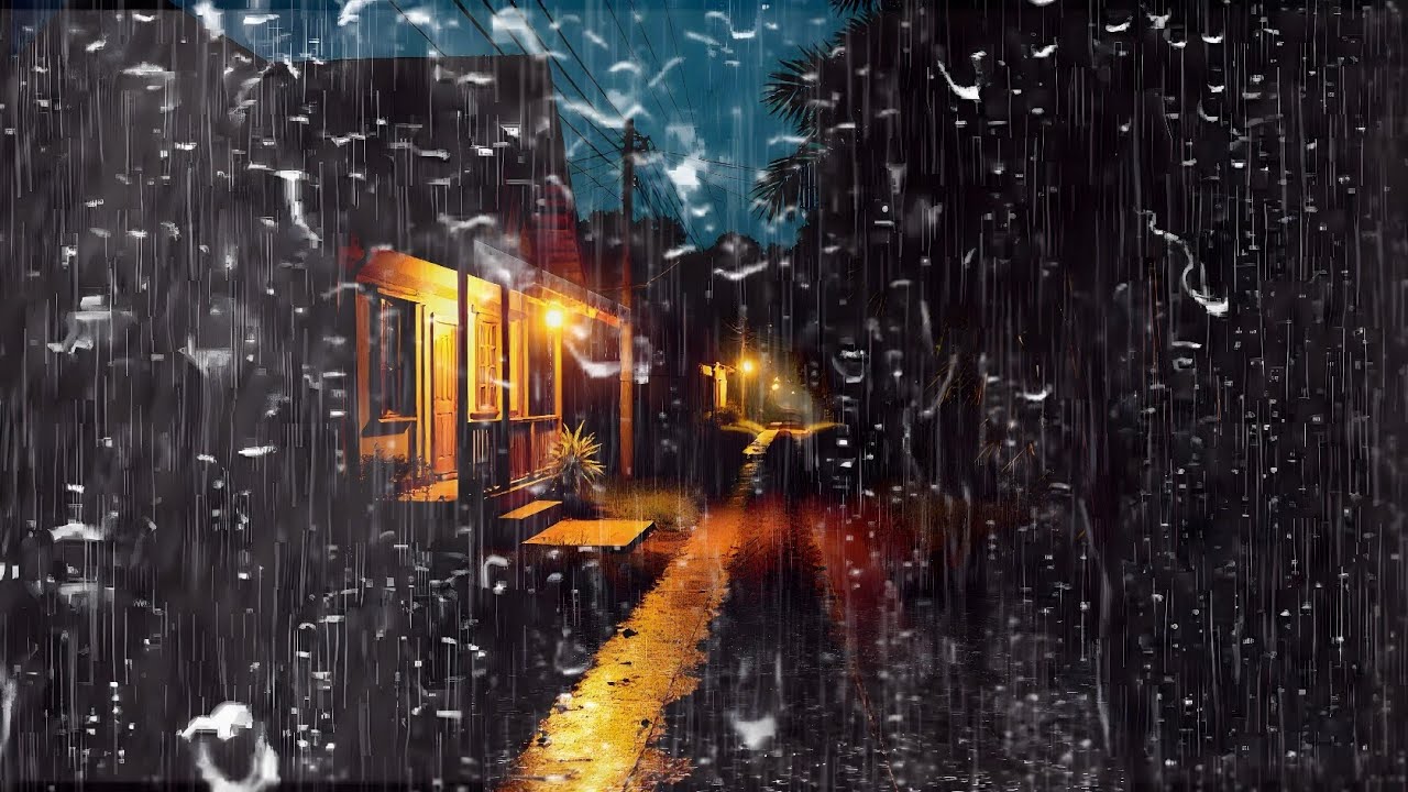 🌧️ Rain Sounds with No Ads for Deep Sleep | Calm Night Rain Ambience