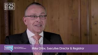 'My first 100 days' interview with NRPSI Executive Director and Registrar Mike Orlov