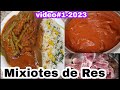 Deliciosos 😋 MIXIOTES de RES en papel Aluminio 🥩🤤 2023