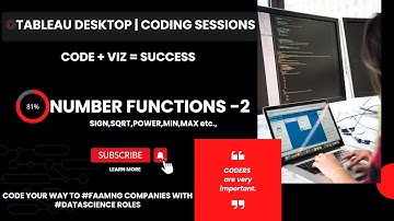 Tableau Desktop Training | Coding Bootcamp | Number Functions Part2