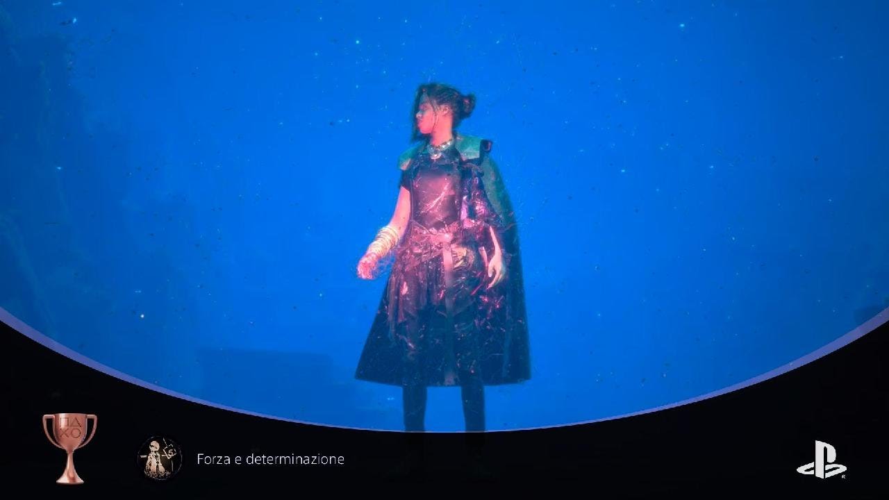 Forspoken PS5 trophy - Forza e determinazione