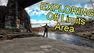 Exploring Off Limits Area (formerly) Plus Rail History