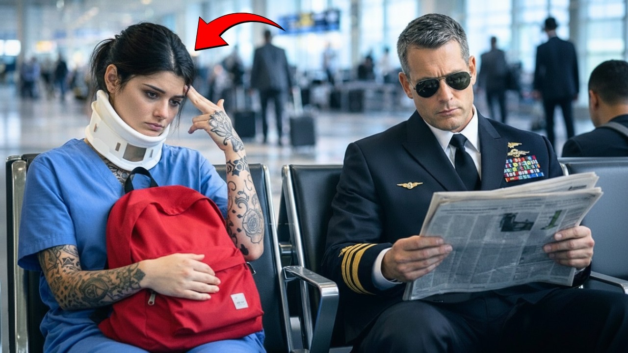 The Nurse Made Silent Signal to a Navy Admiral at the Airport— What Happened Next Changed Everything
