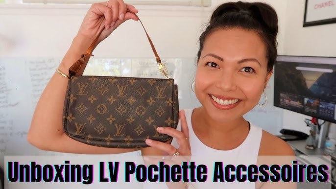 Louis Vuitton Pochette Accessories NM  WIMB + Review + Why It's The Best  Starter Bag 