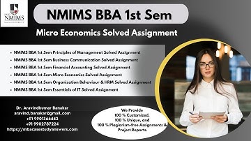 NMIMS Dec 2024 BBA Solved Assignments