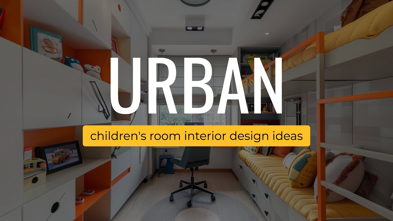 Urban Children's Room: Innovative AI Interior Design Ideas - YouTube