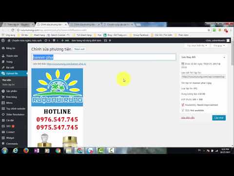 Hướng dẫn thay ảnh banner quảng cáo chạy dọc hai bên