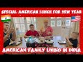 Special american lunch for new year trending cooking