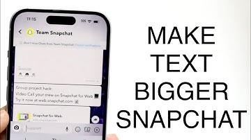 How To Do Big Text On Snapchat! (2023)