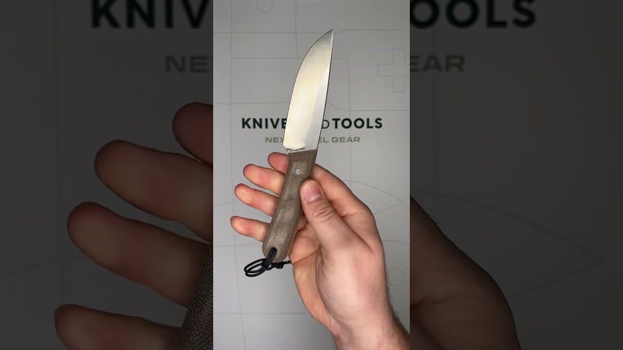 The James Brand The Hell Gap stainless + od green micarta fixed