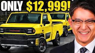 Toyota Unveils a $13,000 Pickup Truck That’s Shocking the Entire Auto Industry