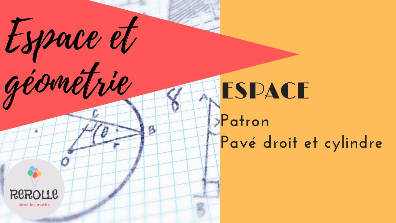 5e patron - pavé droit et cylindre de révolution
