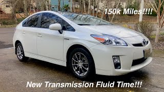 201015 Toyota Prius 150k Mile Transmission Fluid Change