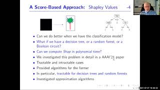 Leopoldo Bertossi: Score Based Explanations for Classification Results