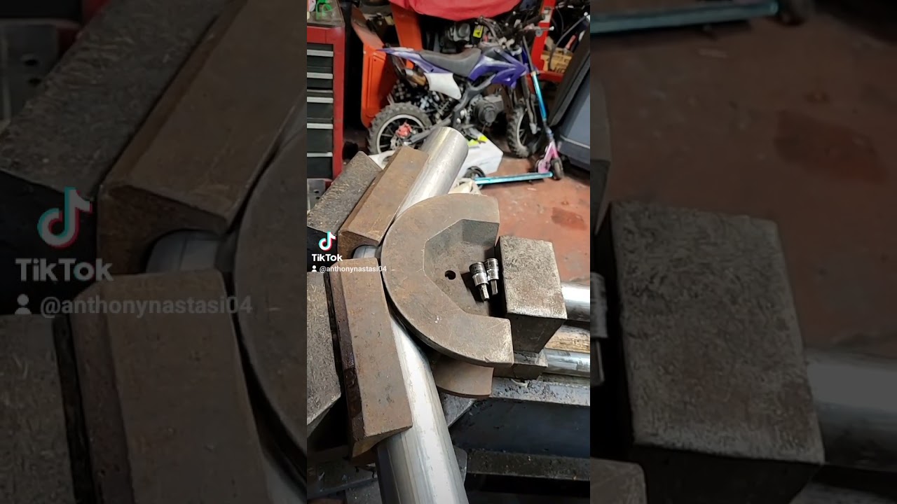Pipe bending 3" for muffler deletes look how it works