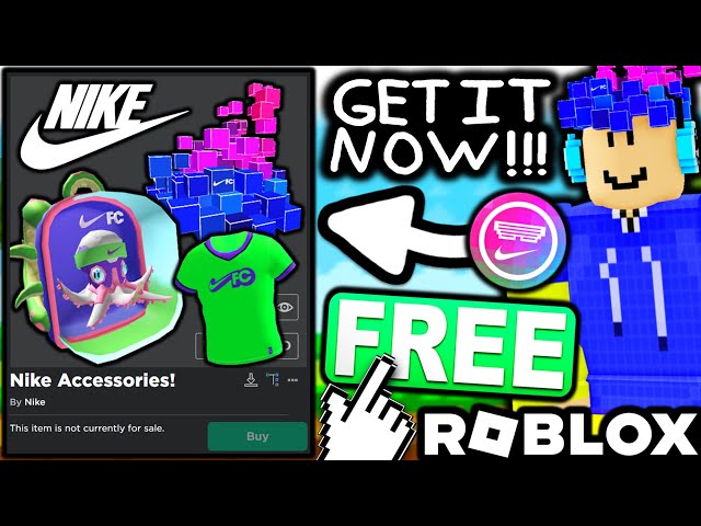 FREE ACCESSORIES! HOW TO GET Nike Block Hair, Octopack & Nike FC