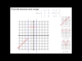 domain and range piecewise function