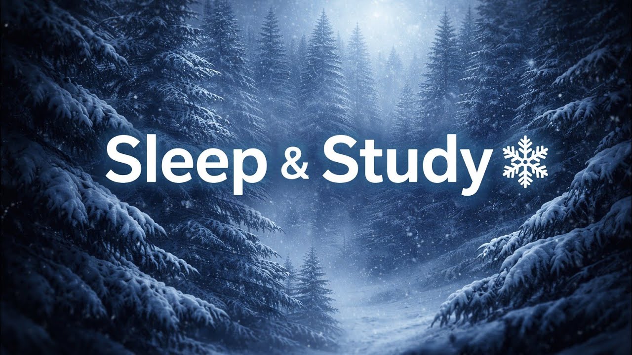 Winter Wind for Sleep & Study ❄️ | Hypnotic Focus Sound
