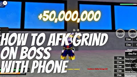 How To AFK Grind On Boss With Phone In Project XL📱