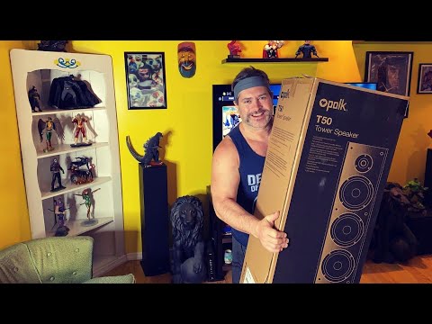 Unboxing Review—Polk Audio T50 Tower Speaker!!!