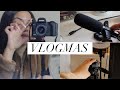 What you need to start your youtube channel, speed cleaning, getting it together | Vlogmas day 4-6