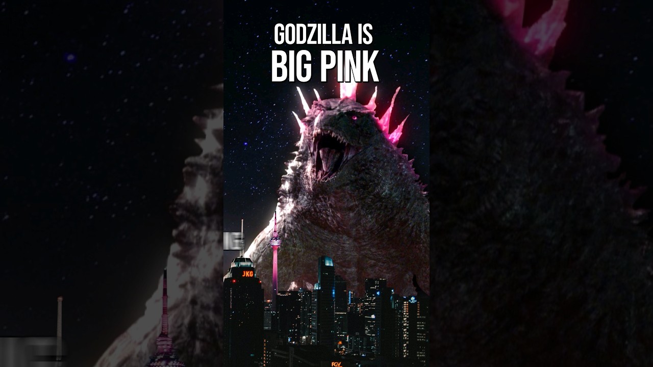 Godzilla is Thinking Pink 💖 #shorts