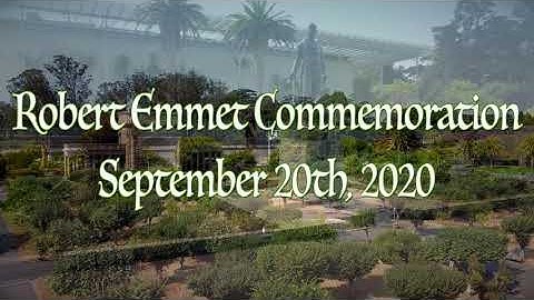 Robert Emmet Commemoration, September 20, 2020