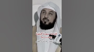 قراءة سورة البقرة يومياً الشيخ محمد العريفي