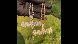 Savage Dsilver Italic Pendant Necklace