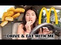 DRIVE & EAT CHICKEN NUGGETS WITH ME! | Mukbang