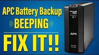 How To Fix APC Battery Backup Beeping Continuously - Troubleshoot Guide