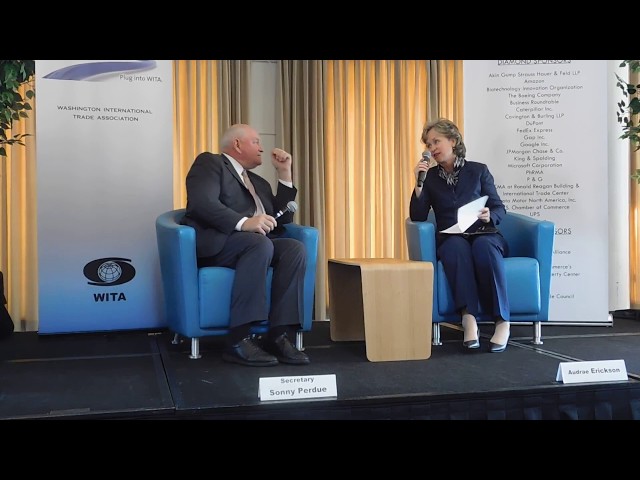 10/4/17 -  US Agriculture Trade Agenda: Secretary Sonny Perdue pt. 2