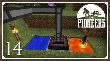 Minecraft Mods: The Pioneers 1.8.9 Modpack | Extra Utilities 2 Cobble Generator | E14 (Modded SSP)