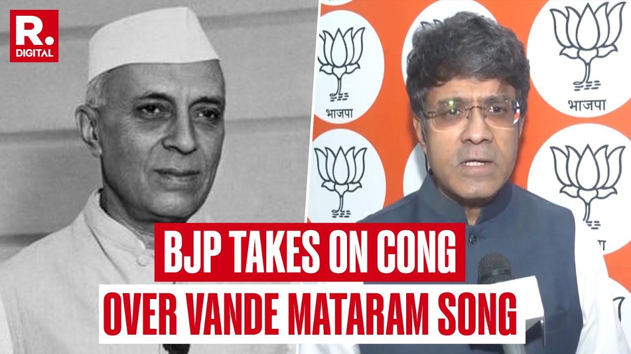 'Congress Adopted Only A Truncated Vande Mataram Song', Says BJP CR Kesavan