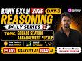 REASONING FOR BANK EXAM 2026-27 | WARM-UP SESSION EXPECTED QUESTIONS | SQUARE SEATING |#SK sir#goat